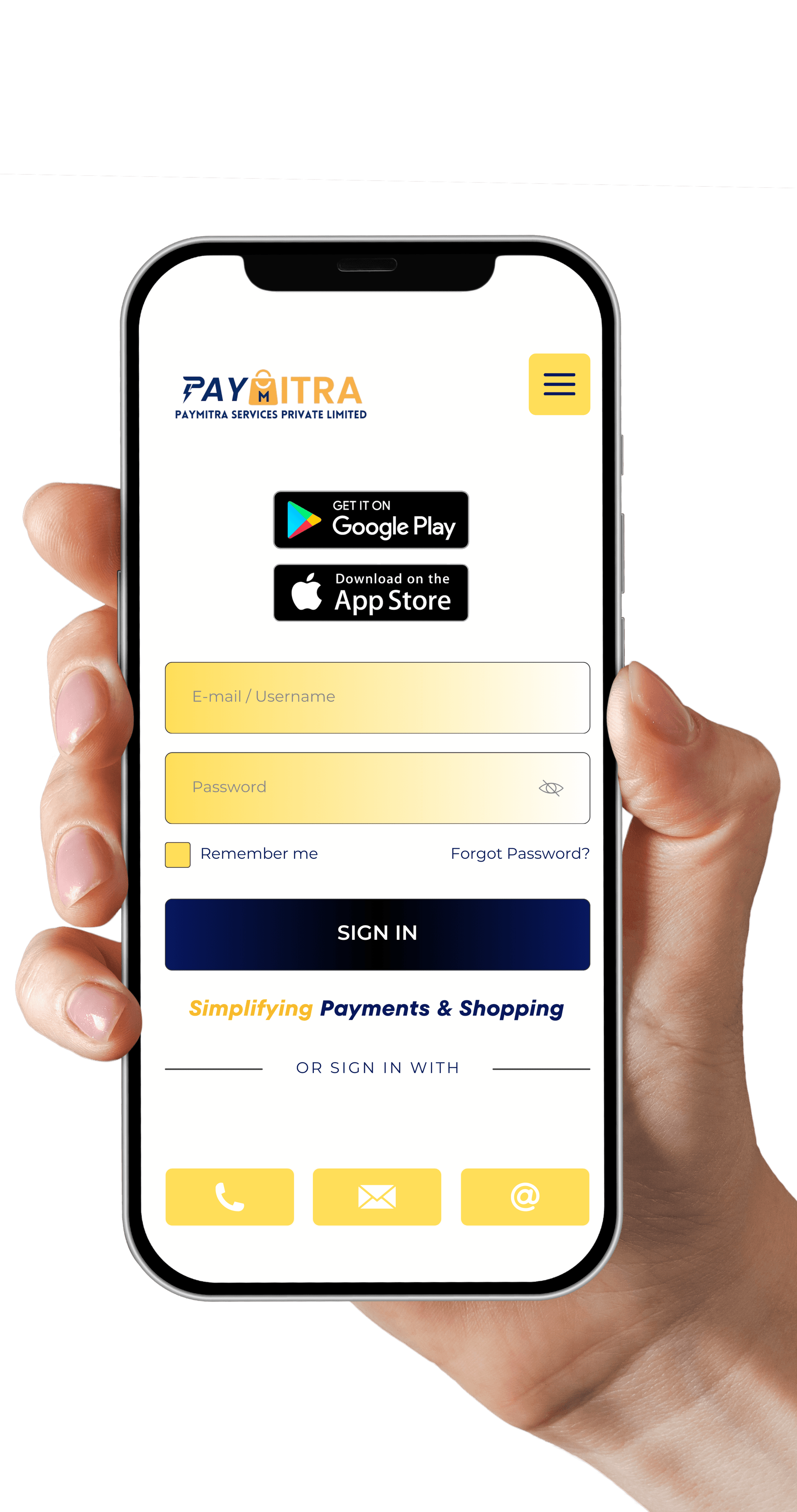PayMitra App on Phone