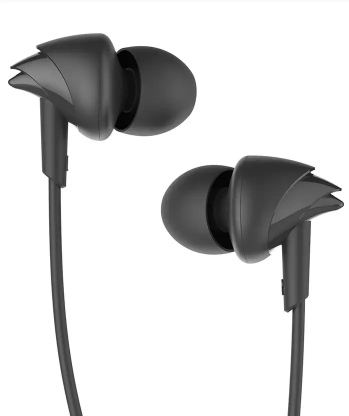Wired Earphones Wired  (Black, In the Ear)