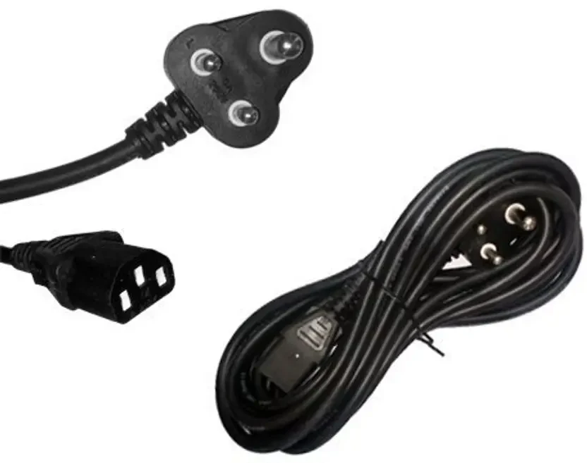 Power Cord 20 m DB-Universal Computer Power Cable Cord for Desktops/PC/Printers/Monitor/ FOR 20 MTR.  (Compatible with Desktops/PC/Printers/Monitor/Projector/, Black)